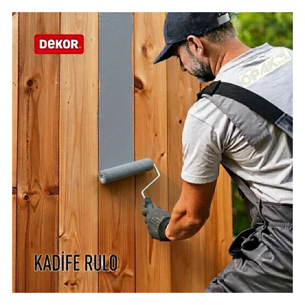 Dekor 1069 15 cm Kadife Kalorifer Boya Rulosu - Görsel 4
