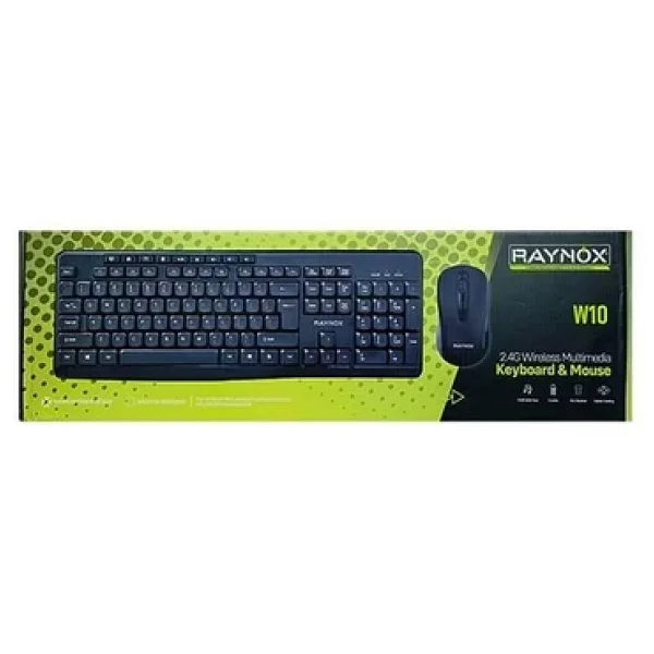 Raynox Rx-W10 Kablosuz Q Multimedia Klavye + Mouse Set Siyah - Görsel 2