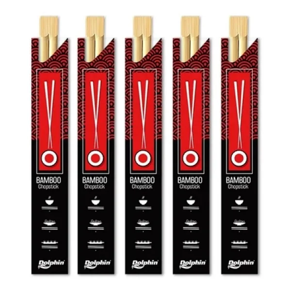 Yıkanabilir Bambu Kore Japon Çin Yemek Çubuğu Chopsticks - 23 Cm. - 5 Çiftlik 1 Paket - Görsel 2