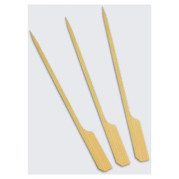 Dolphin Ahşap Yassı Tutamaklı Saplı Çöp Şiş - Boy : 12 Cm. - 50 Adetlik 3 Paket - Görsel 5