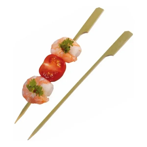 Dolphin Ahşap Yassı Tutamaklı Saplı Çöp Şiş - Boy : 12 Cm. - 50 Adetlik 3 Paket - Görsel 4