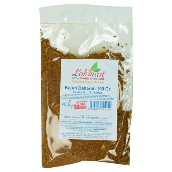 LokmanAVM Kajun Baharatı 100 gr - Görsel 8