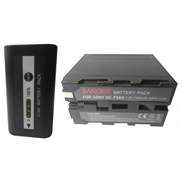 Sanger 7200 mAh NP-F970 Sony Mc2500 Bataryası - Görsel 2