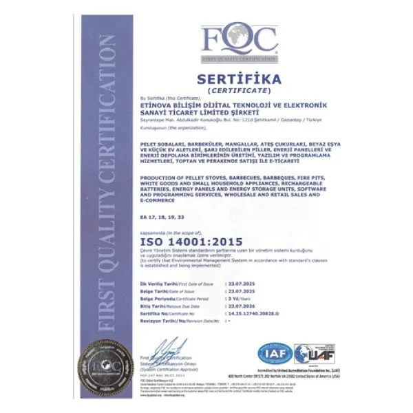 Etinova M004 Mini Şömine Pelet Sobası - Görsel 10