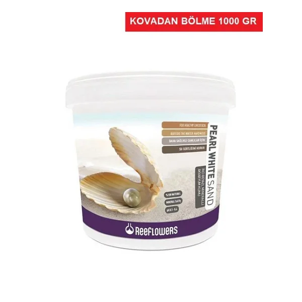 Reeflowers Pearl White Sand Akvaryum Kumu (1-1,5 Mm) 1 Kg PWS25K1 - Görsel 2