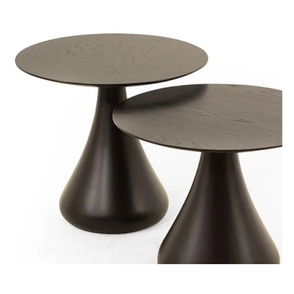 Mushroom Set Sehpa Mantar Sehpa Siyah Rehome - Görsel 6