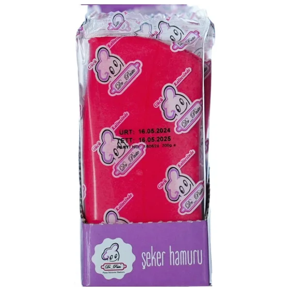 Dr. Paste 200 gr Kırmızı Şeker Hamuru - Görsel 2