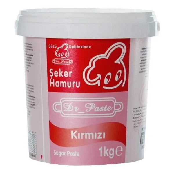 Dr. Paste Kırmızı 1 kg Şeker Hamuru - Görsel 2