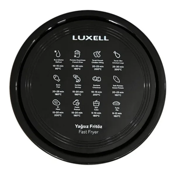 Luxell Fastfryer Silver Plus LX-FC5132 5.5 lt Yağsız Fritöz - Görsel 8