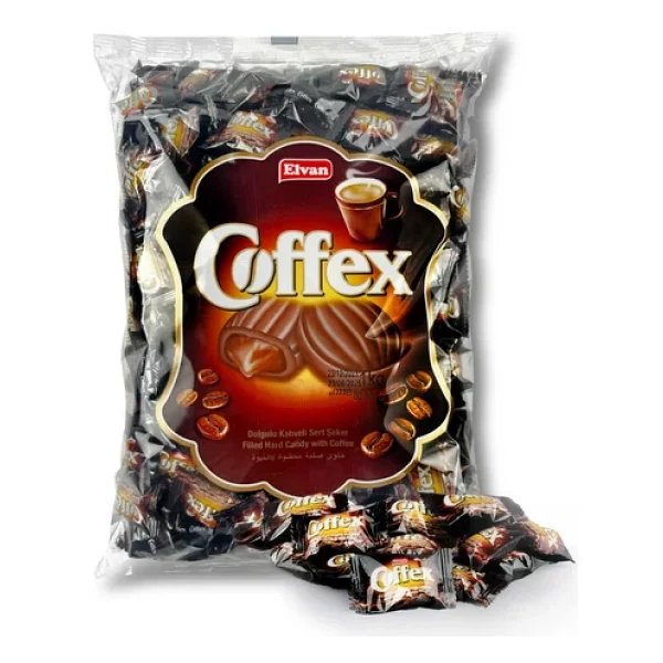 Elvan Coffex Kahveli Şeker 1 kg Poşet - Görsel 3
