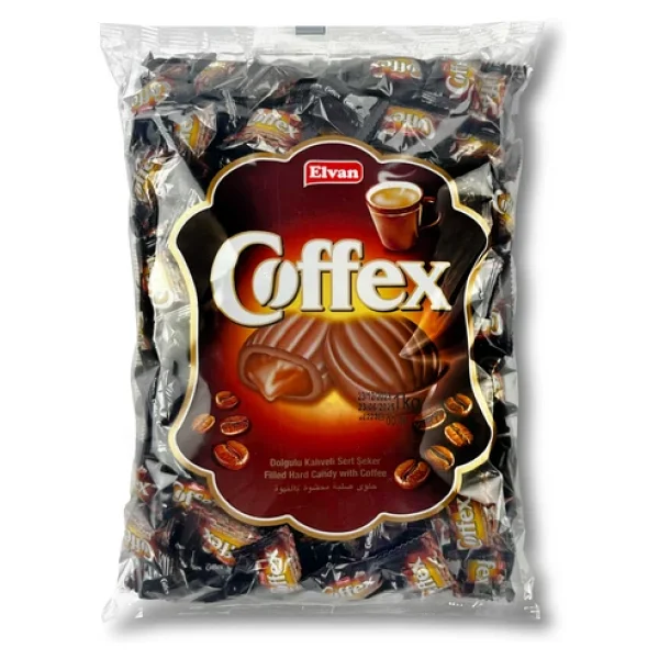 Elvan Coffex Kahveli Şeker 1 kg Poşet - Görsel 4