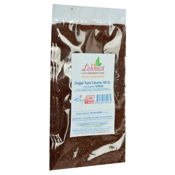 Lokmanavm Doğal Tere Tohumu 100 Gr Paket - Görsel 4