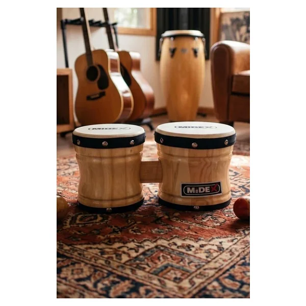 Midex BG-205 Naturel Bongo Siam Meşesi Doğal Deri - Görsel 2
