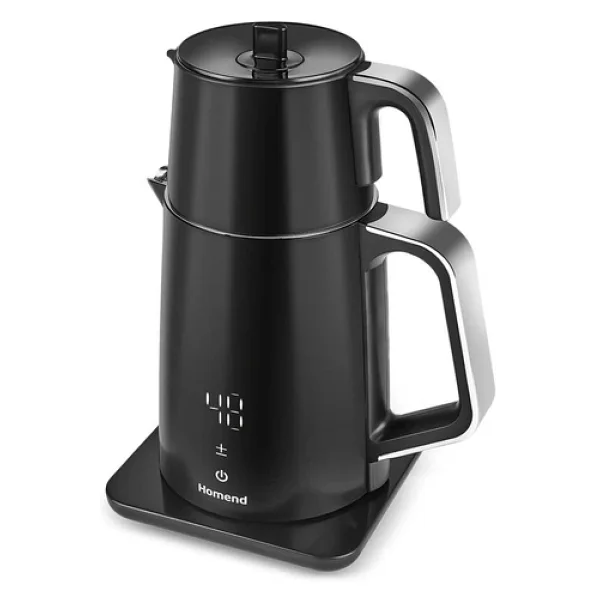 Homend Royaltea Cooltouch 1798H Siyah 1850 W Konuşan Çelik Çay Makinesi - Görsel 8