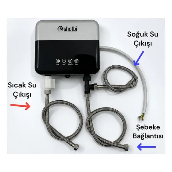 Shofbi SH-4S Akıllı Lavabo Şofbeni - Görsel 3