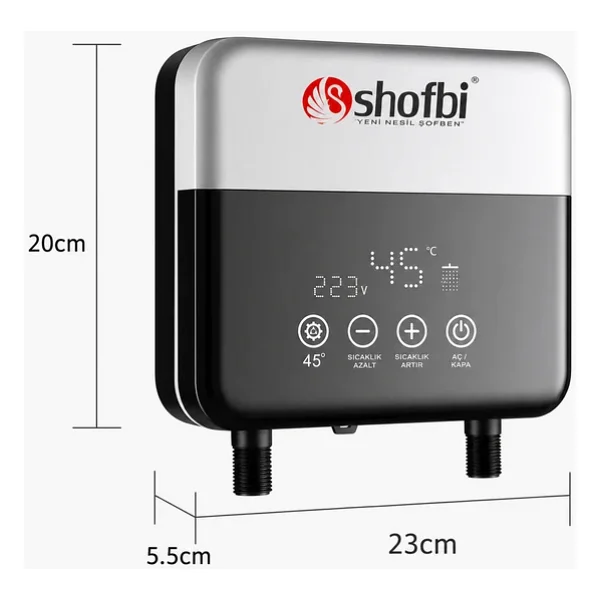 Shofbi SH-4S Akıllı Lavabo Şofbeni - Görsel 4
