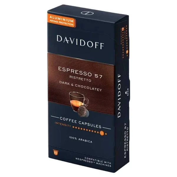 Davidoff Espresso 57 Ristretto Dark ve Chocolatey Kapsül Kahve 10'lu 5 Adet - Görsel 8