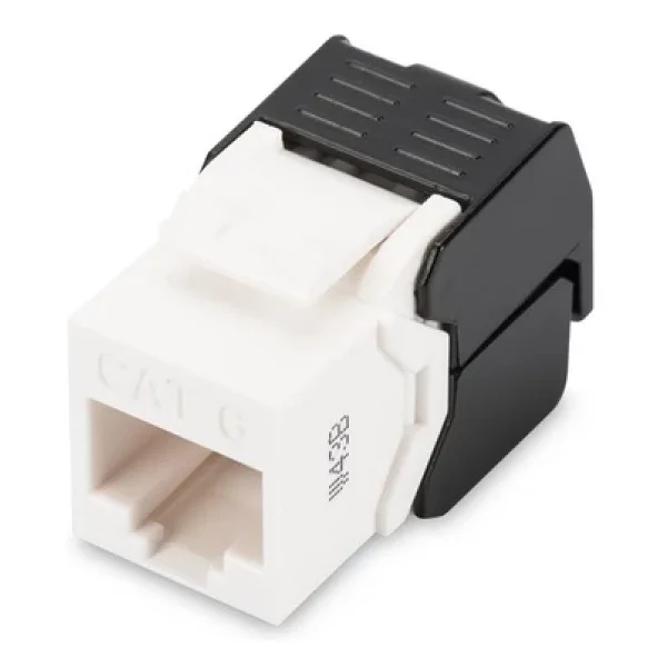 Digitus Cat6 Keystone Jack Zirhsiz (Siyah Beyaz) - Görsel 3