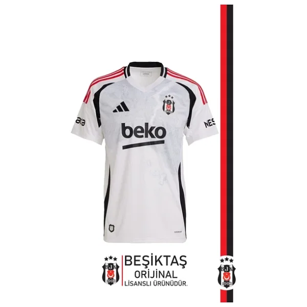 Beşiktaş Orijinal Lisanslı 24-25 Beyaz Forma - Görsel 2