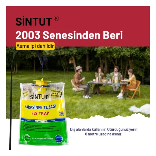 5 ADET Sintut Medium Karasinek Tuzağı - Görsel 2