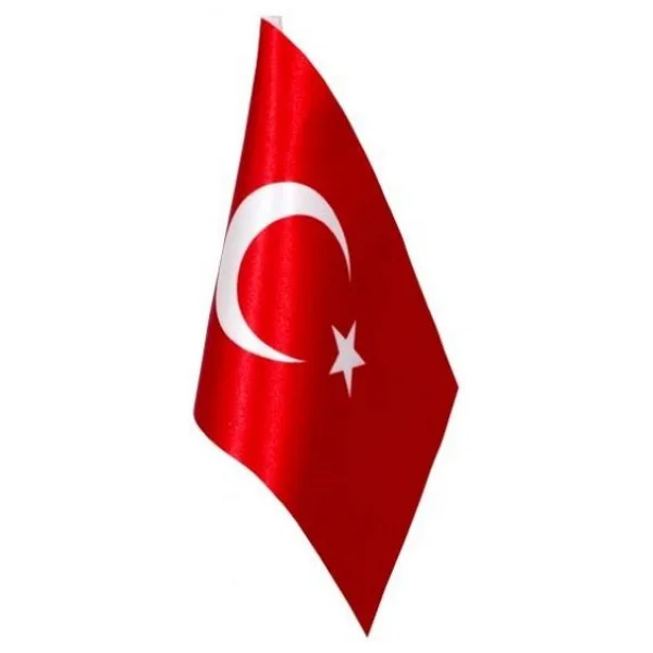 Türk Masa Bayrağı (Direksiz) - 10 Adet - Görsel 3