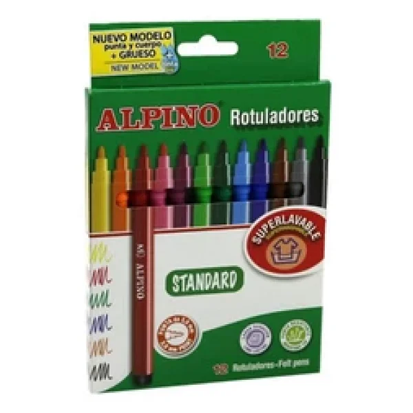 Alpino AR-1002 12'li Keçeli Kalem Seti - Görsel 8