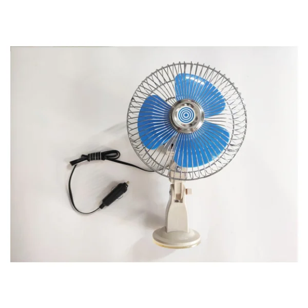 Araç İçi Oto Vantilatör Soğutucu Karavan otomobil 12 Volt 6 İnç 18 cm Vantuzlu - Görsel 3