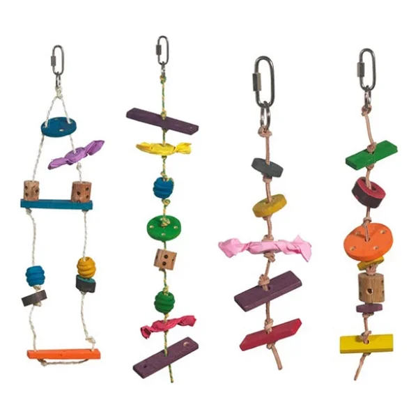 Hagen Living World Kuş Oyuncak Yapma Seti - Ahşap - Görsel 4