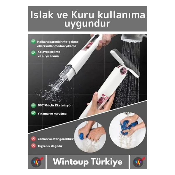 Premium Yüksek Kaliteli Portable Islak Kuru Kullanım Asma Delikli Taşınabilir Mini Çekpas - Görsel 4