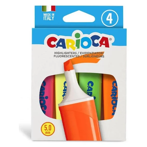Carioca 42870 4'lü Fosforlu Kalem Seti - Görsel 5