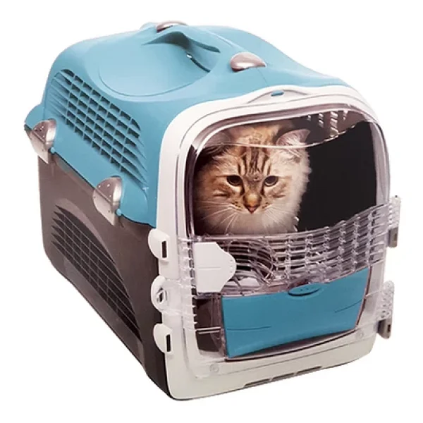 Catit Cabrio Carrier Turkuaz Kedi Taşıma Çantası - Görsel 3