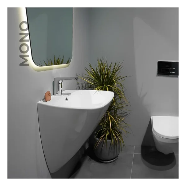 Newarc Mono 3818 Monoblok Lavabo - Görsel 3