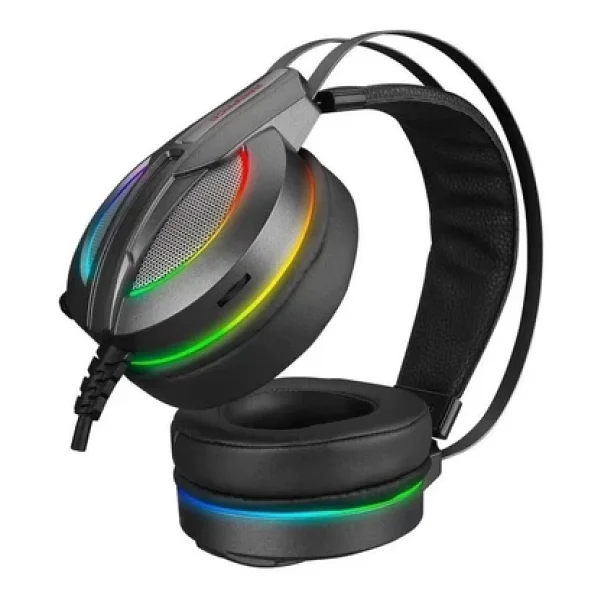 Rampage Stark Plus RM-K6 RGB 7.1 USB Kablolu Kulak Üstü Oyuncu Kulaklığı - Görsel 4