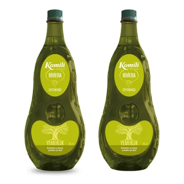Komili Yemeklik Riviera Zeytinyağı 2 lt Pet 2'li - Görsel 5