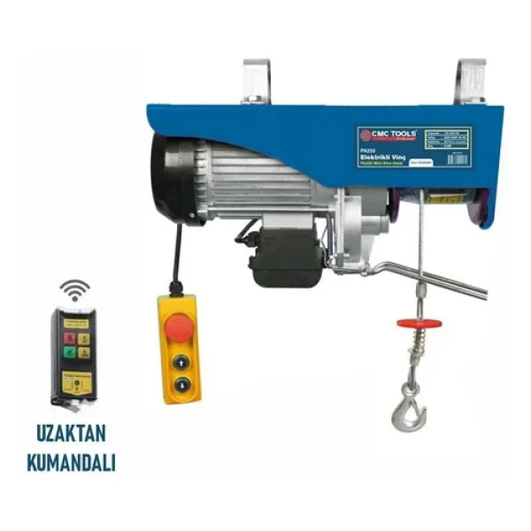 CMC 400-800 KG Uzaktan Kumandalı Mini Elektrikli Vinç - Görsel 3