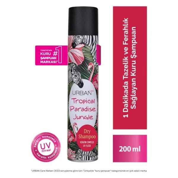 Urban Care Tropical Paradise Jungle 200 ml Kuru Şampuan - Görsel 6