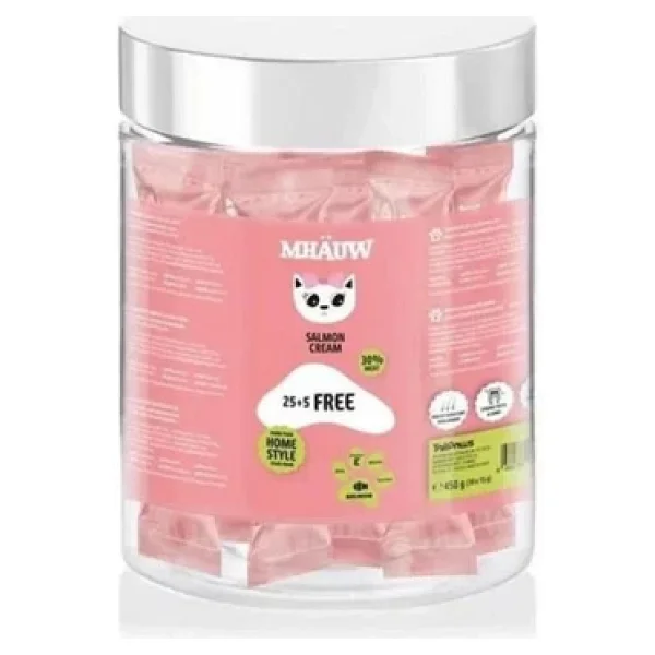 Mhauw Somonlu 30x15 gr Krema Kedi Ödül Maması - Görsel 2