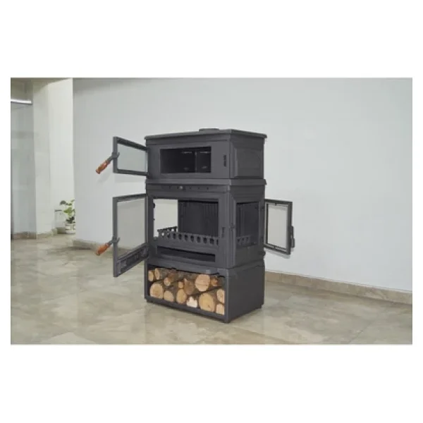 Flamestove FS-045YKST Fırınlı Döküm Soba - Görsel 2