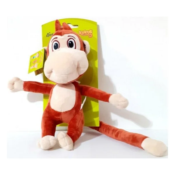 Kukuli Peluş Maymun 35 cm - Görsel 2