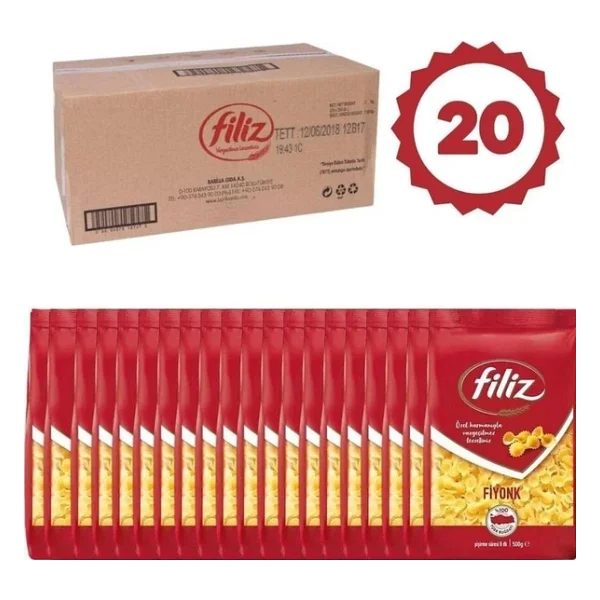 Filiz Fiyonk Makarna 500 gr 20'li - Görsel 4