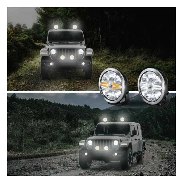 Hella Off-Road Valuefit Blade Led Uzun Far Krom 18W 9" Beyaz-Amber Isik 1Fj357199-031 - Görsel 6