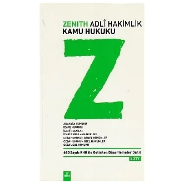 Zenith Adli Hakimlik Kamu Hukuku - Görsel 4