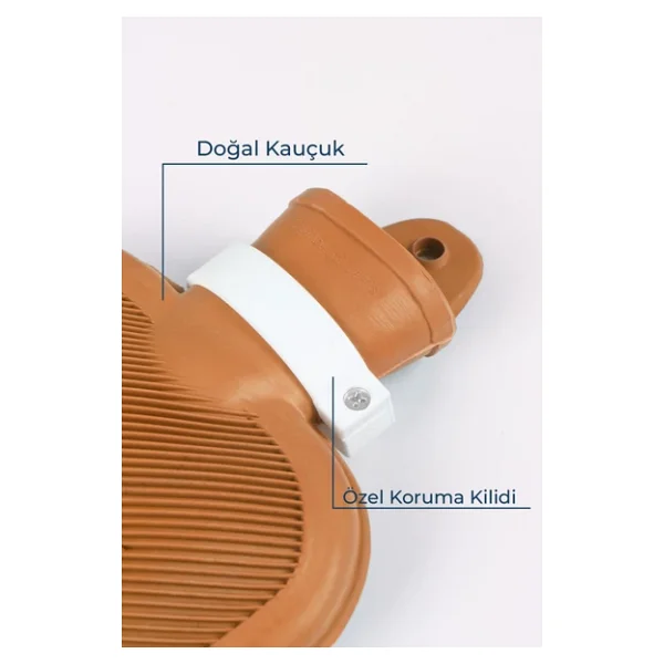 Champion Champion Champion Kauçuk Termofor Mini Sıcak Su Torbası, Kokusuz Sıcak Su Torbası 1,5 L - Görsel 4