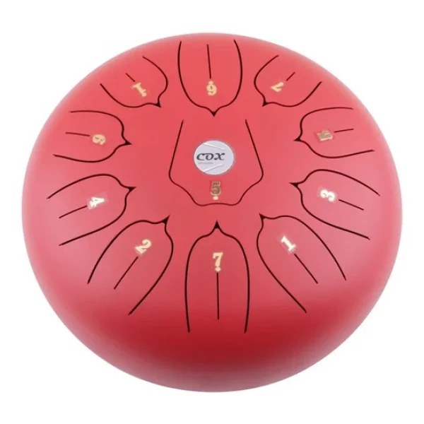 Cox Steel Tongue Drum (Kırmızı) - Görsel 3