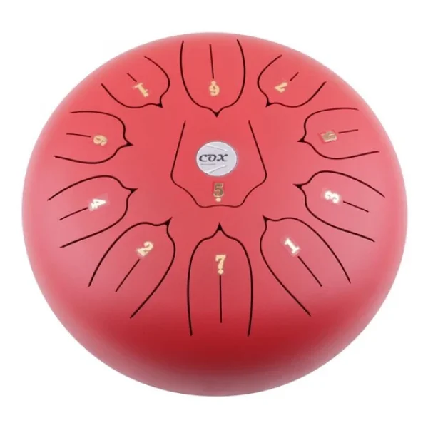 Cox Steel Tongue Drum (Kırmızı) - Görsel 4