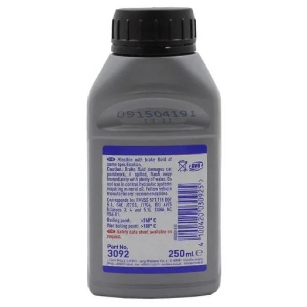 Liqui Moly 3092 250 ml DOT5.1 Fren Hidroliği - Görsel 6