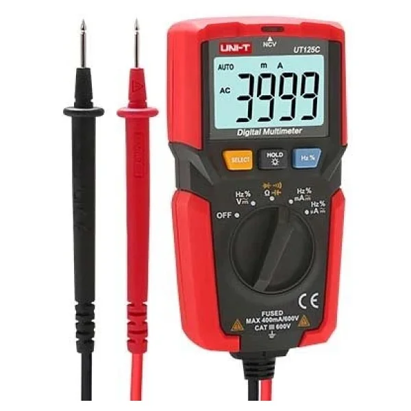 Uni-t UT125C Cep Tipi Mini Dijital Multimetre - Görsel 7