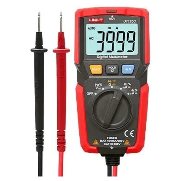 Uni-t UT125C Cep Tipi Mini Dijital Multimetre - Görsel 6