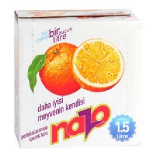 NAZO 9 gr Portakal Aromalı Toz Içecek 24 - Görsel 3