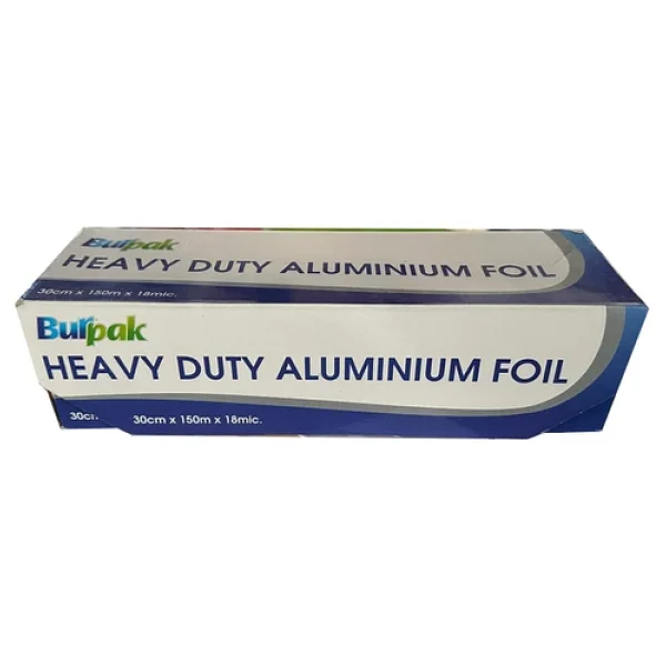 Burpak Heavy Duty Ağır Hizmet Tipi Alüminyum Folyo - 30 Cm. X 150 Metre - 18 Mikron - 10 Paket - Görsel 3